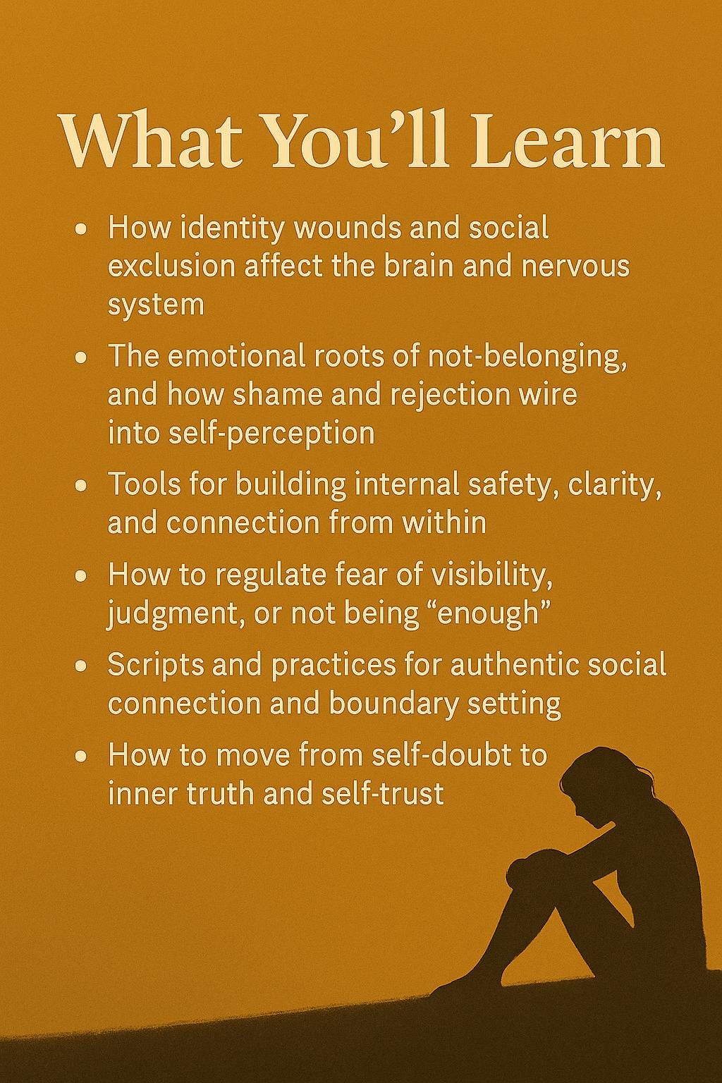 When You’re the Outsider – A Psychology-Based Workbook to Heal Belonging Wounds, Identity Pain, and Embrace Emotional Groundedness