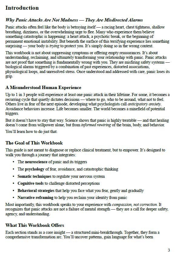 Dealing with Panic Attacks – A Psychology-Based Workbook to Calm the Body, Rewire the Mind, and Regain Emotional Safety and Control