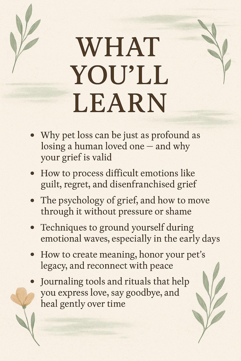 The Pet Loss Grief Guide | Printable Healing Journal for Pet Bereavement, Pet Memory Workbook, Grief Support for Animal Lovers