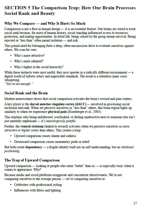 The Mirror and the Mind – A Psychology Workbook to Untangle Self-Worth from Appearance & Rebuild Identity Beyond Beauty