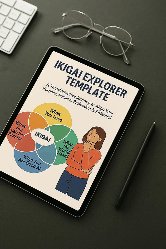Ikigai Workbook – Find Your Purpose & Career Alignment