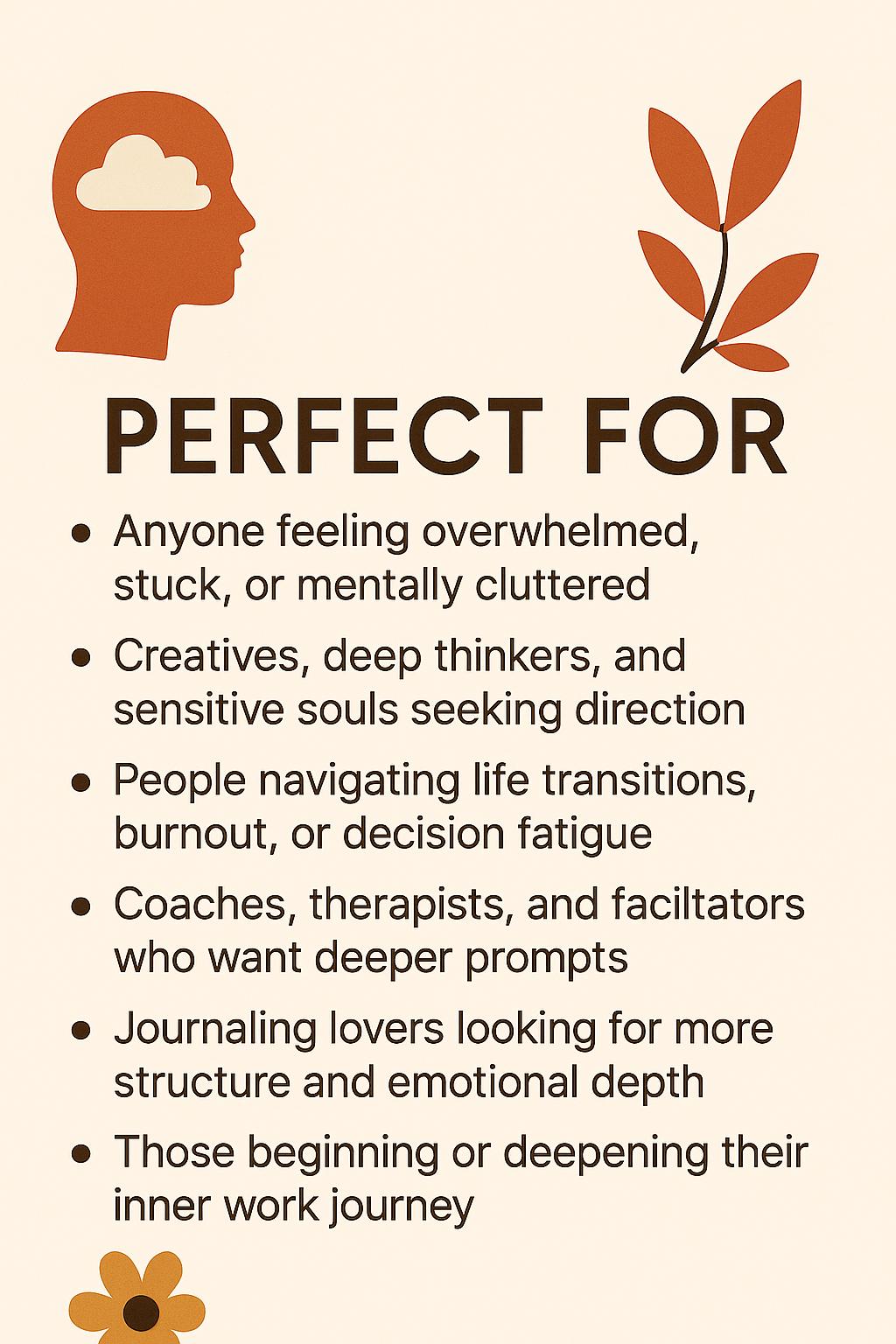 30 Questions for Inner Clarity | Self-Reflection Journal for Emotional Direction, Purpose & Decision-Making | A4 Printable PDF