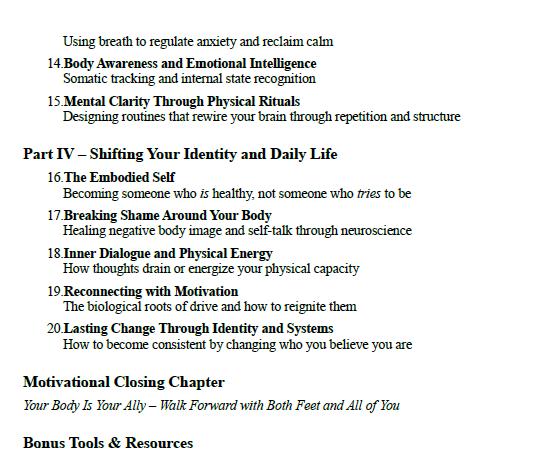 Healthy Body, Healthy Mind – A Science-Based Workbook to Align Physical Wellness and Mental Clarity