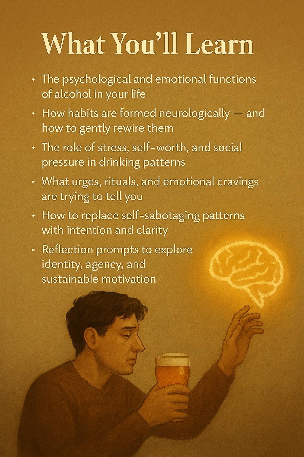 The Alcohol Habits Reset – A Psychology-Based Workbook to Rethink Drinking, Rewire Urges, and Rebuild Clarity Without Shame