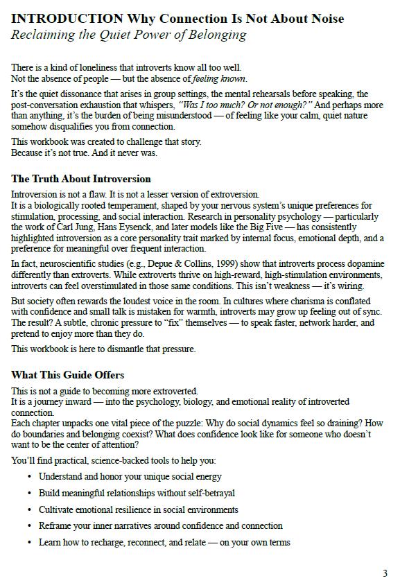 The Introvert’s Connection Blueprint – A Psychology-Based Guide to Build Meaningful Relationships Without Losing Your Energy or Identity