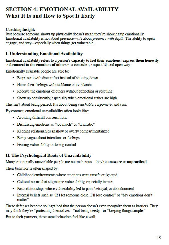 Is This Love or Just Familiarity? – A Psychology-Based Workbook on Attachment, Repetition Patterns & Relationship Clarity