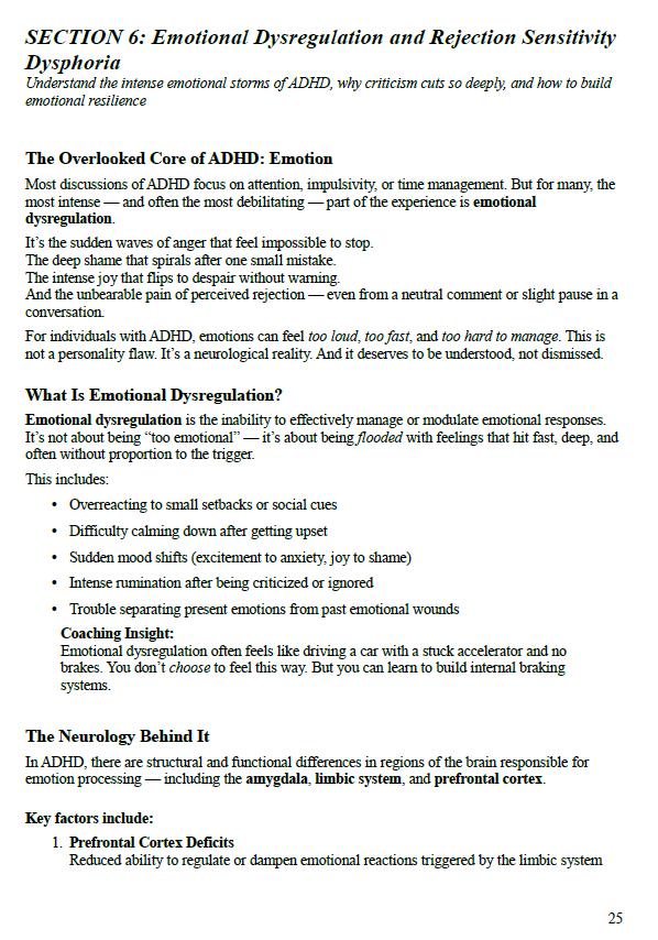 Living with ADHD – A Psychology-Based Workbook to Build Focus, Self-Compassion, and Daily Structure Without Shame or Overwhelm