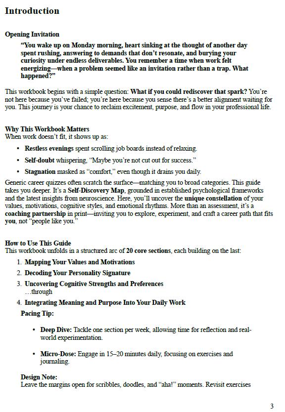 What Job Fits Me? Workbook | Career Self-Discovery Map | Psychology-Based PDF Journal for Finding the Right Path