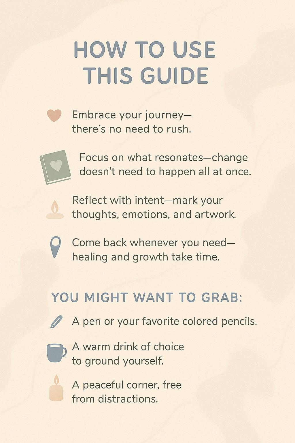 Body Image Healing Map – Gentle Psychology-Based Visual Journal for Self-Worth & Body Neutrality