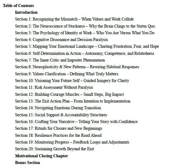 Leaving the Wrong Job Planner | Career Change Workbook | Courageous Step-by-Step PDF for Job Transition Clarity