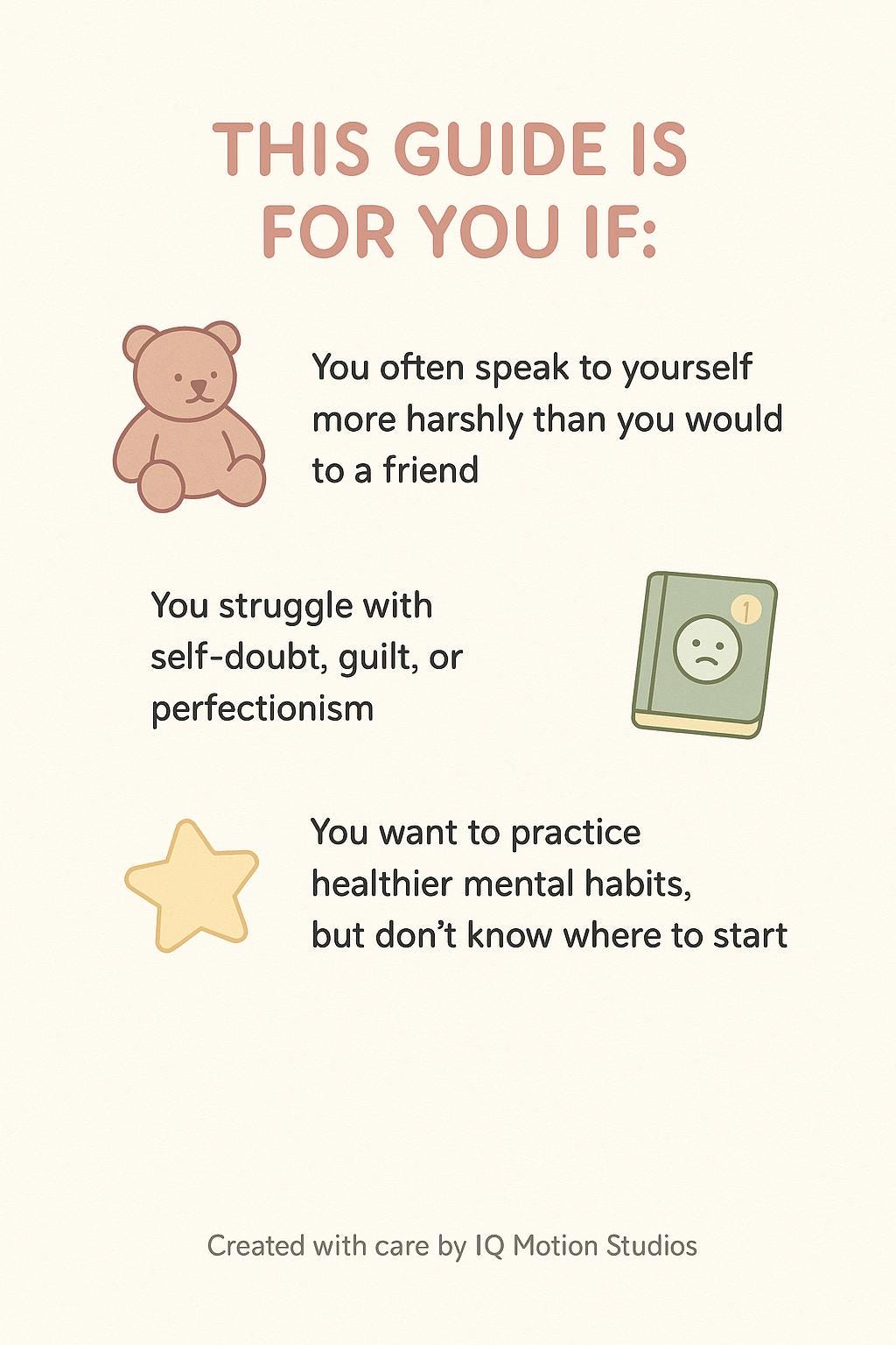 Reframe Negative Self-Talk – CBT Worksheet to Quiet Your Inner Critic & Build Self-Compassion