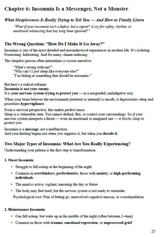 Sleep Psychology Log – A Science-Based Workbook for Sleep Recovery, Nervous System Balance & Deep Rest (60+ Printable Pages)