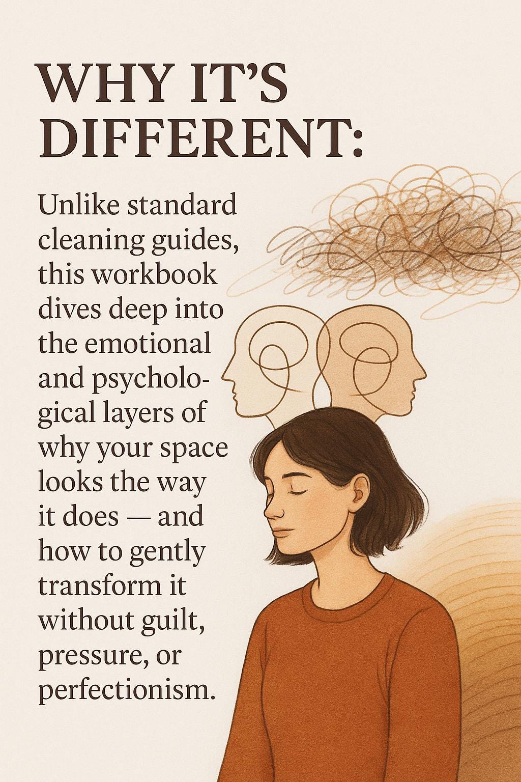 The Psychology of a Clean Home – Printable Workbook for Emotional Clarity & Decluttering Transformation (60+ Pages)
