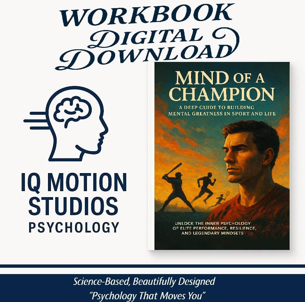 Mind of a Champion – A Psychology-Based Workbook to Build Mental Toughness, Discipline, and Resilience in a World That Tests You