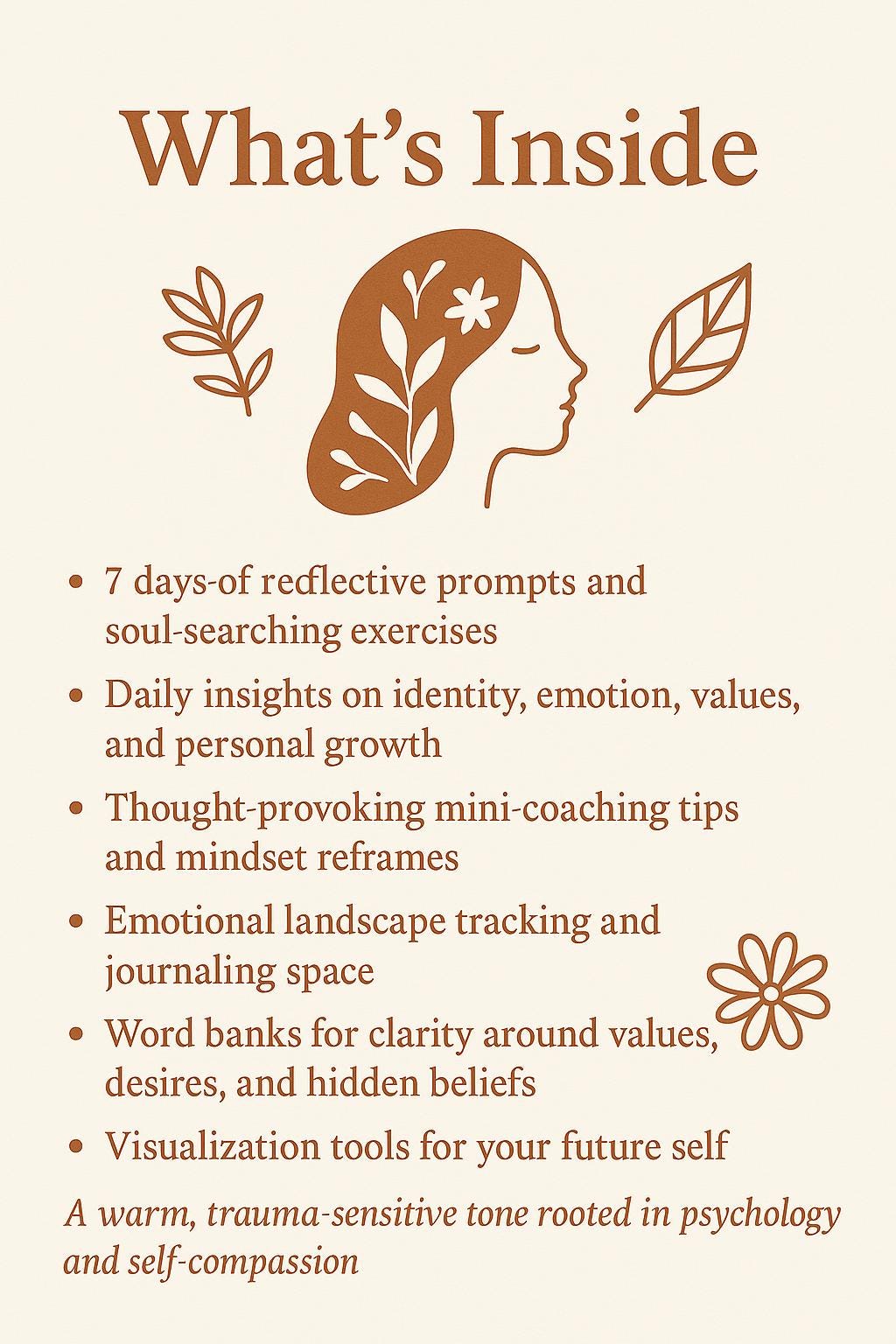 7-Day Self-Discovery Journal | Guided Prompts for Clarity, Growth & Realignment