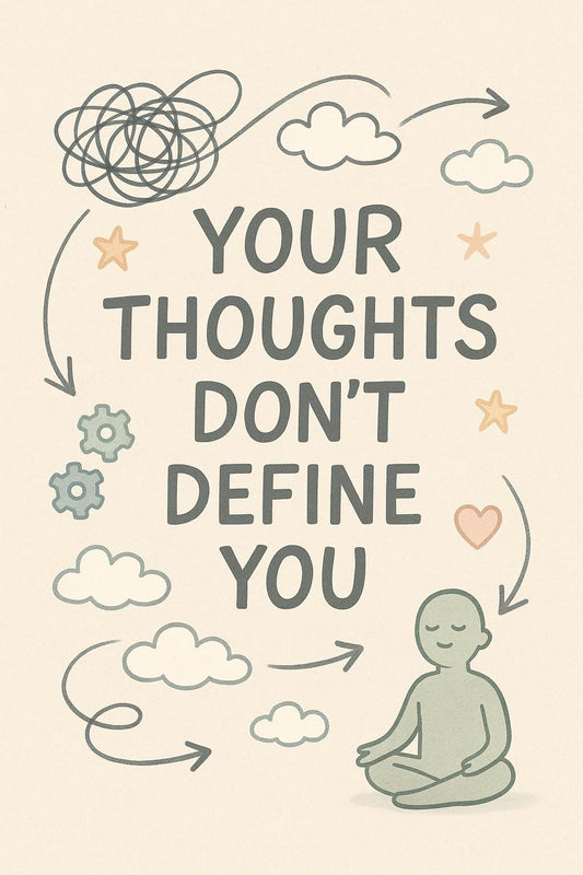 Overthinking Flowchart Worksheets – Visual Guide to Calm Thought Spirals & Build Emotional Mastery