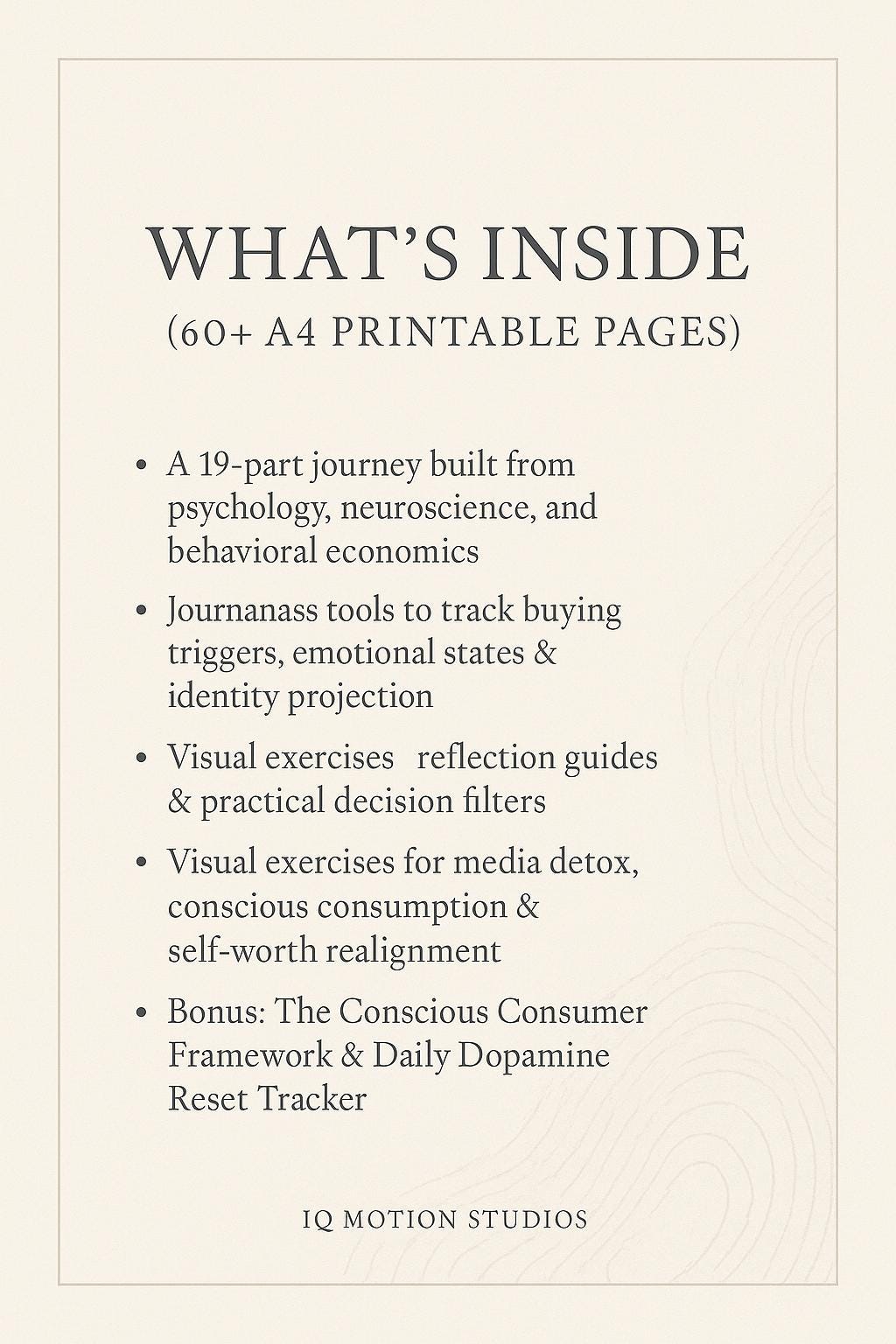 Consumer Psychology & You – A Printable Awareness Journal to Reclaim Control Over Emotional Spending, Identity and Modern Triggers