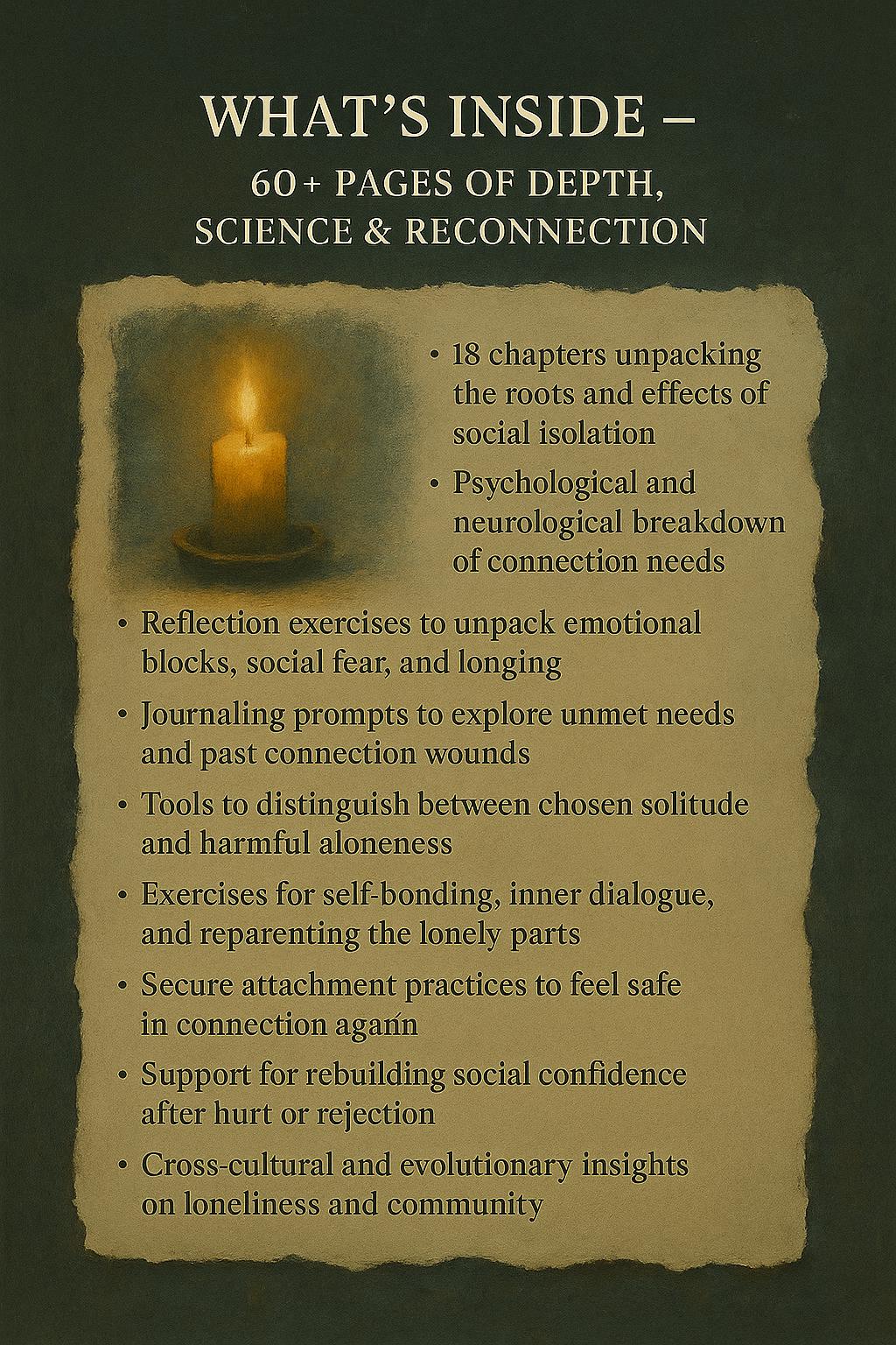 Isolation & Mental Health – Psychology-Based Workbook to Heal Loneliness, Build Connection, and Understand the Emotional Impact of Solitude