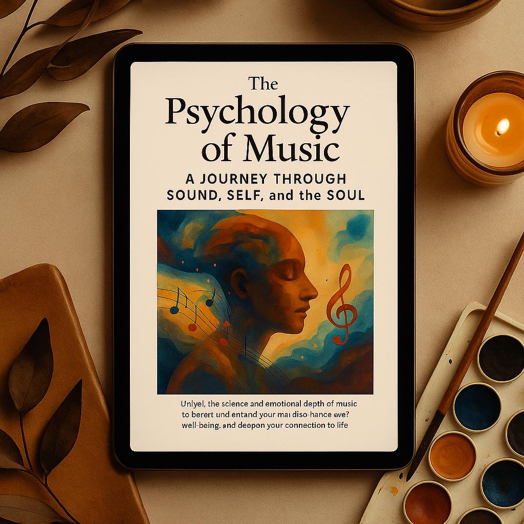 The Psychology of Music – A Science-Backed Workbook on How Sound Shapes Emotion, Memory, Focus, Healing, and Human Connection