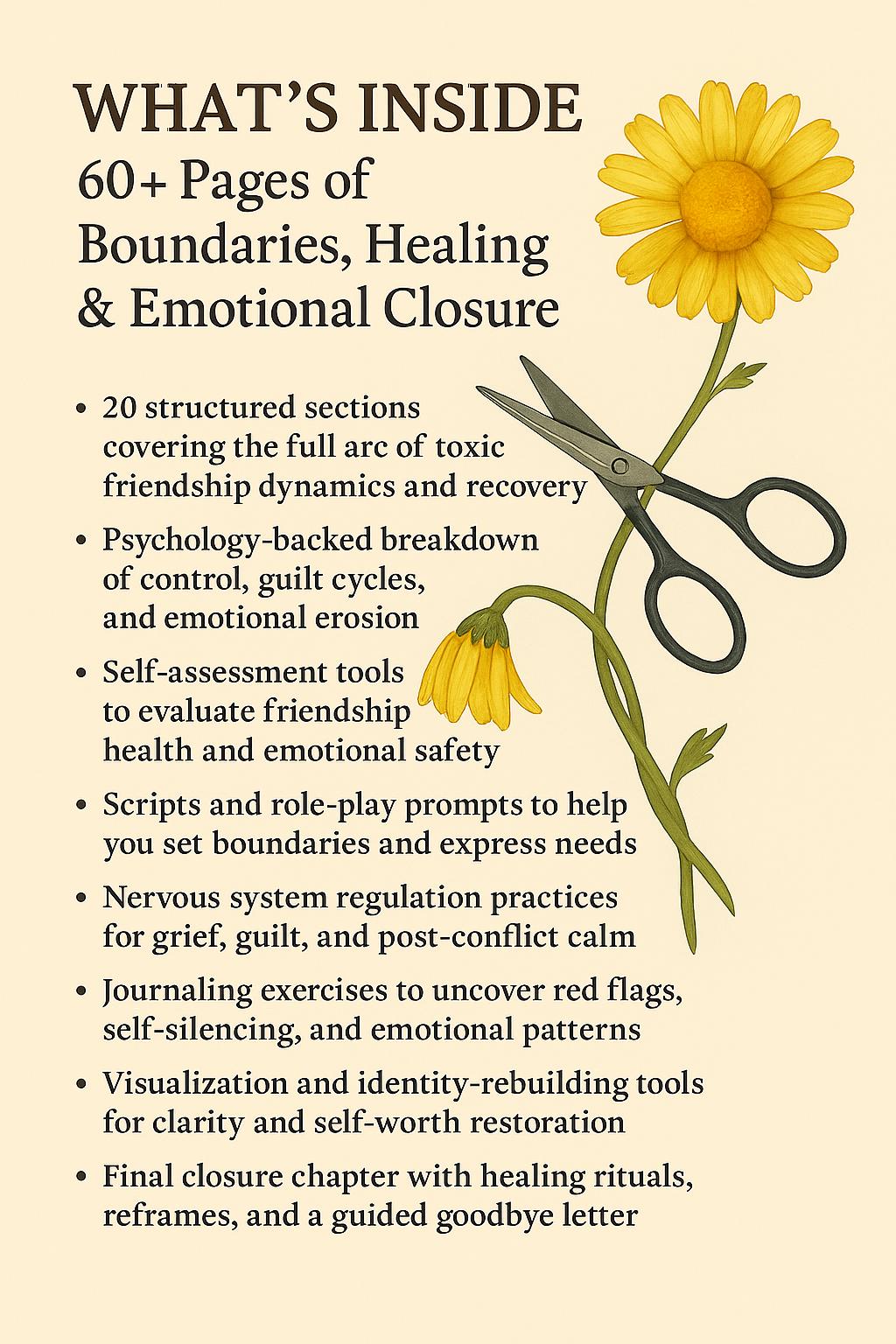 How to End a Toxic Friendship – A Psychology-Based Workbook for Boundaries, Closure & Rebuilding Self-Worth After Harmful Connections