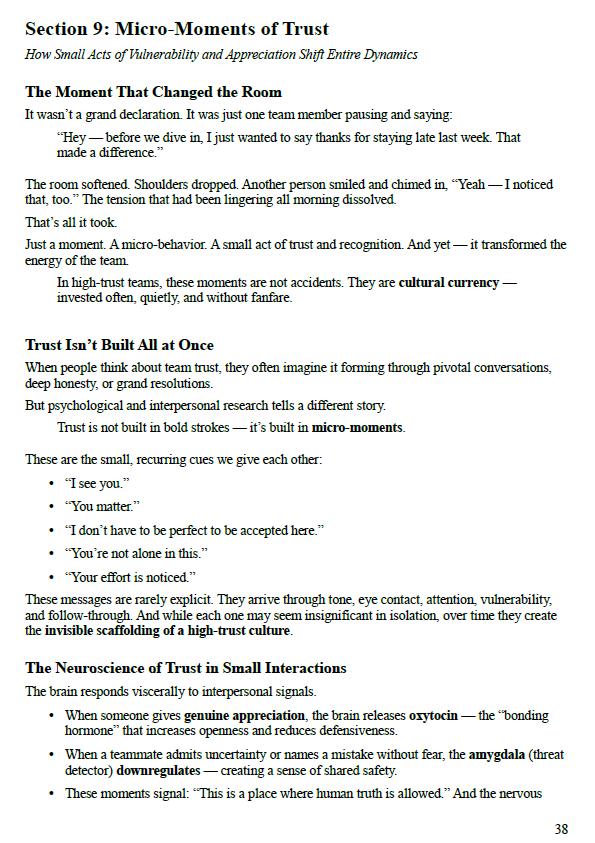 Team Connection Exercises – A Science-Based Journey to Trust, Engagement, and Deep Human Collaboration