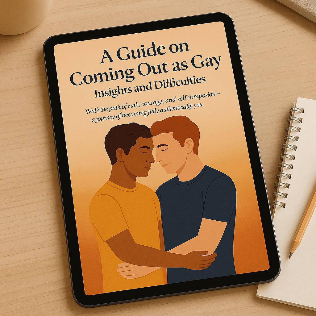Coming Out as Gay Workbook | LGBTQ+ Self-Acceptance Guide | 20-Section PDF for Emotional Clarity & Identity Support