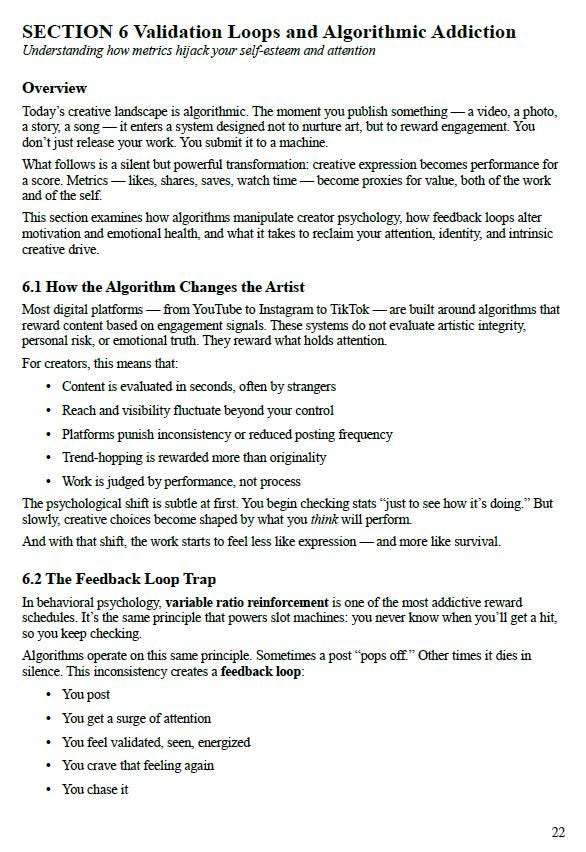 Mental Health for Creators – A Psychology-Based Workbook to Build Resilience, Manage Emotion, and Thrive in Artistic Expression