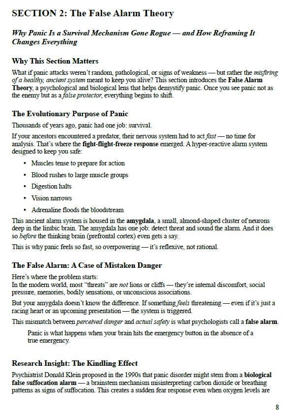 Dealing with Panic Attacks – A Psychology-Based Workbook to Calm the Body, Rewire the Mind, and Regain Emotional Safety and Control