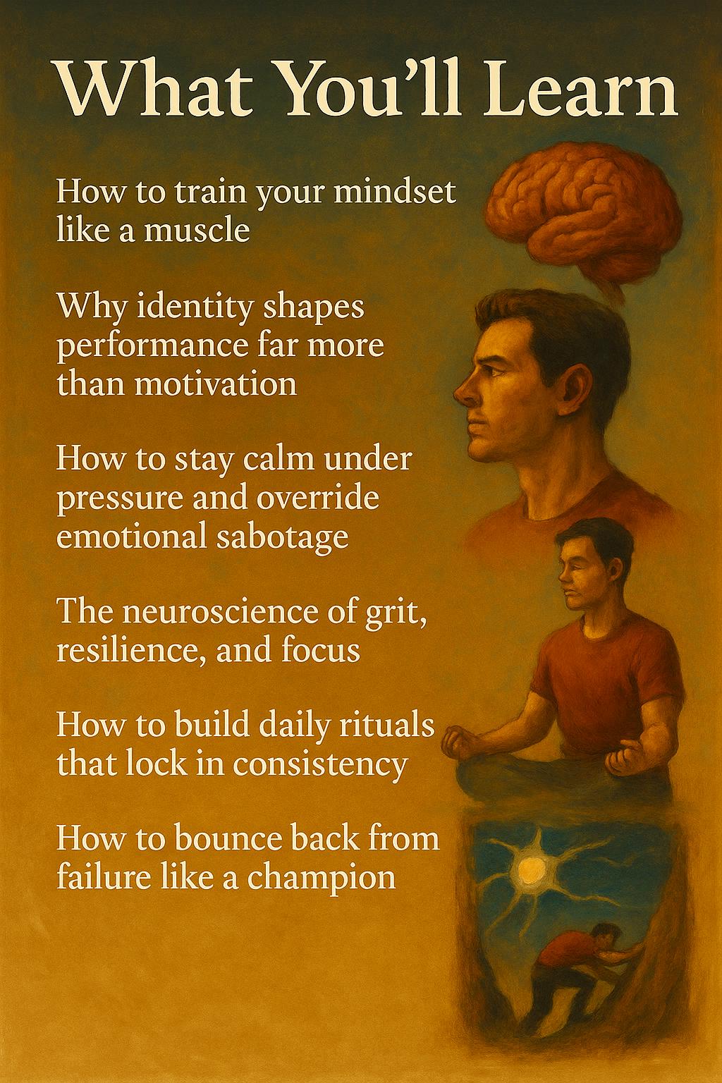 Mind of a Champion – A Psychology-Based Workbook to Build Mental Toughness, Discipline, and Resilience in a World That Tests You