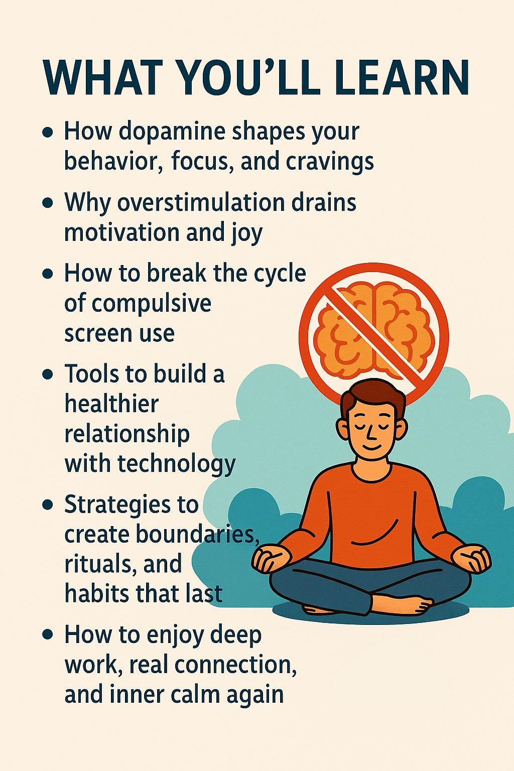 3-Day Dopamine Detox Guide | Digital Reset Planner for Focus, Overstimulation Relief & Phone Addiction Recovery