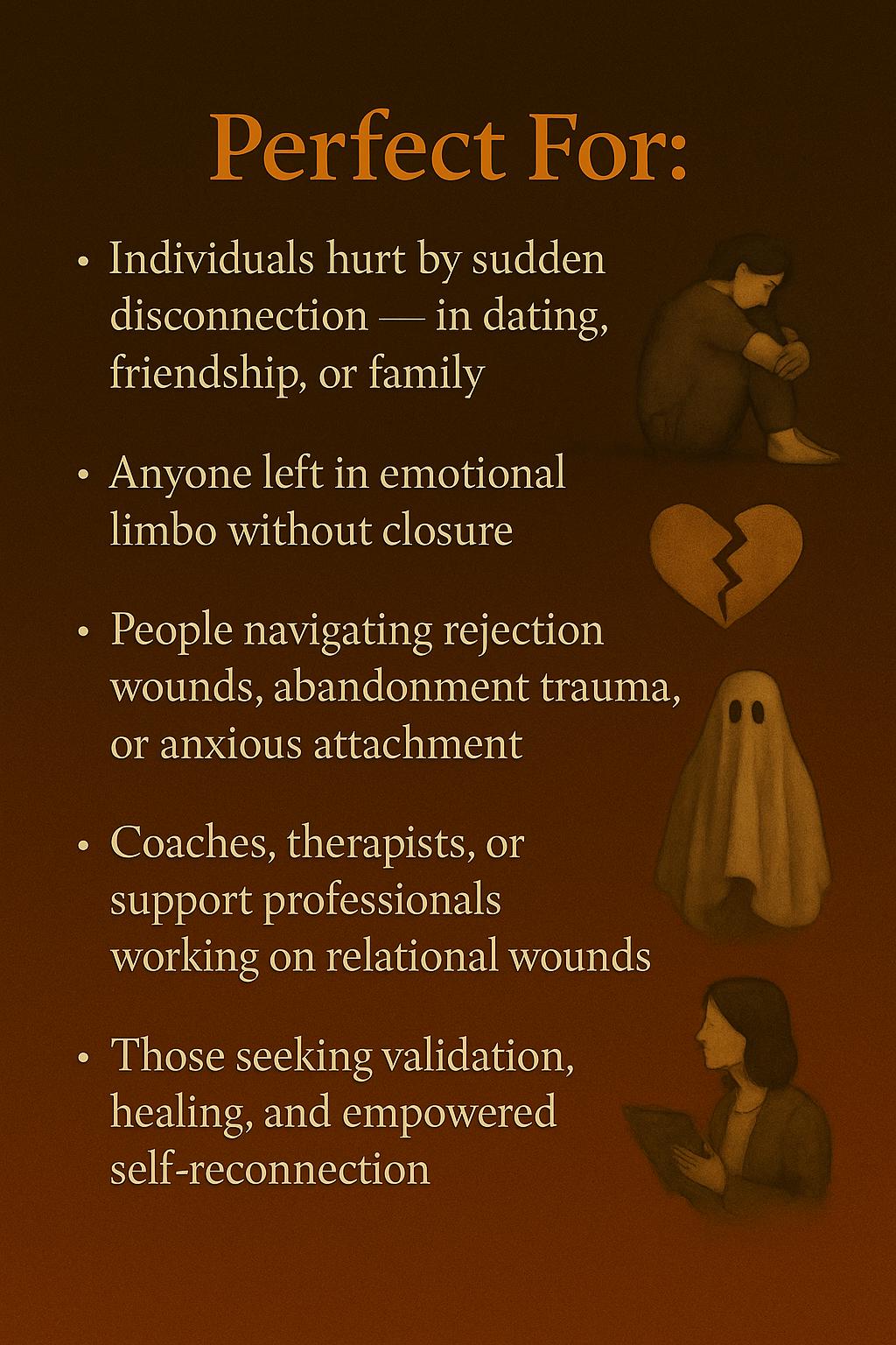 Ghosted – A Psychology-Based Workbook to Heal After Sudden Disconnection, Rebuild Self-Worth, and Understand Emotional Avoidance