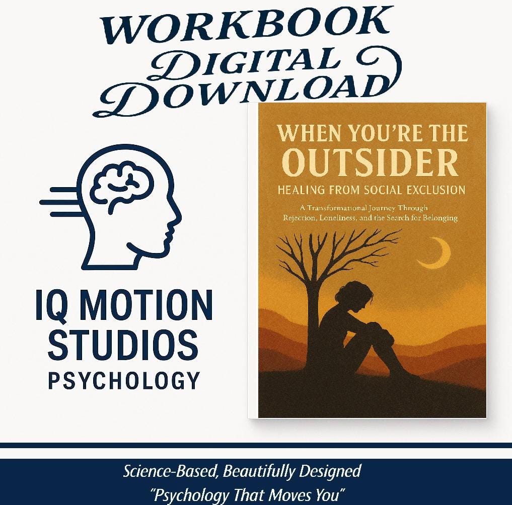When You’re the Outsider – A Psychology-Based Workbook to Heal Belonging Wounds, Identity Pain, and Embrace Emotional Groundedness