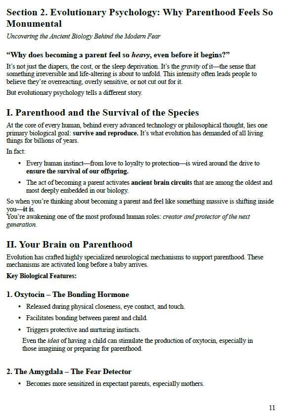 Facing Parenthood with Courage – Printable Guide for Navigating Parenting Fears, Identity Shifts & Emotional Overwhelm | A4 PDF Workbook