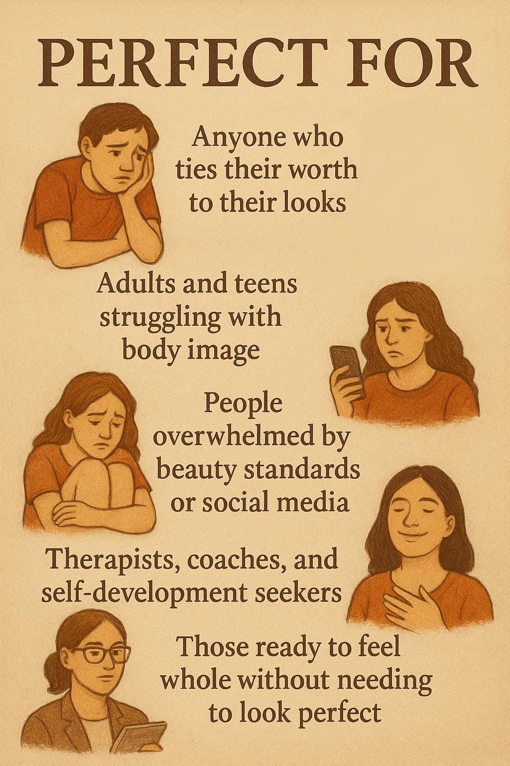 The Mirror and the Mind – A Psychology Workbook to Untangle Self-Worth from Appearance & Rebuild Identity Beyond Beauty