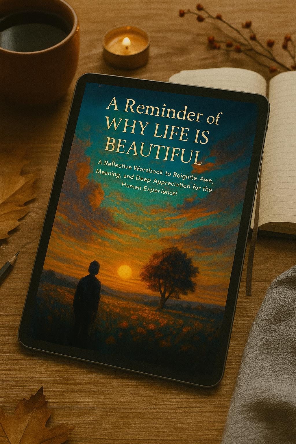 A Reminder of Why Life Is Beautiful – A Reflective Psychology Workbook on Wonder, Emotion, Gratitude, Presence, and Inner Peace