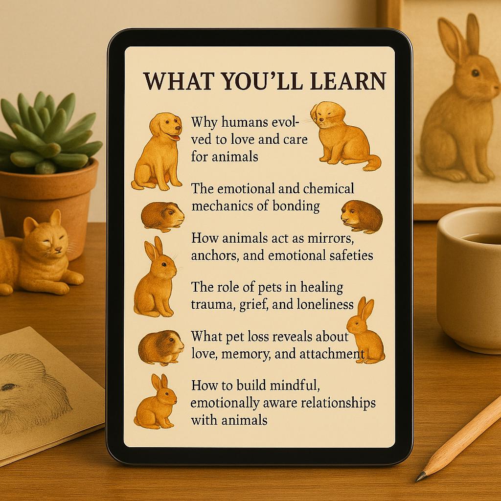 Why We Love Animals – A Psychology Workbook on Human-Animal Bonds, Emotional Attachment, and the Science of Connection
