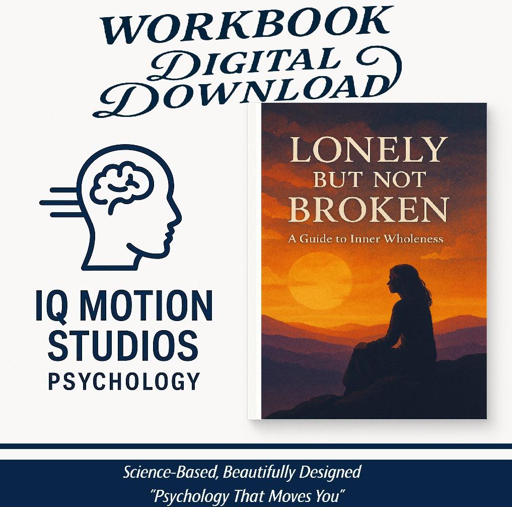 Lonely But Not Broken Workbook | Emotional Healing for Loneliness | 60+ Page Self-Help PDF