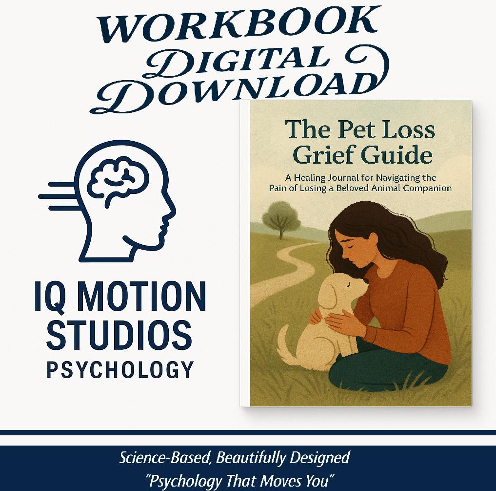 The Pet Loss Grief Guide | Printable Healing Journal for Pet Bereavement, Pet Memory Workbook, Grief Support for Animal Lovers