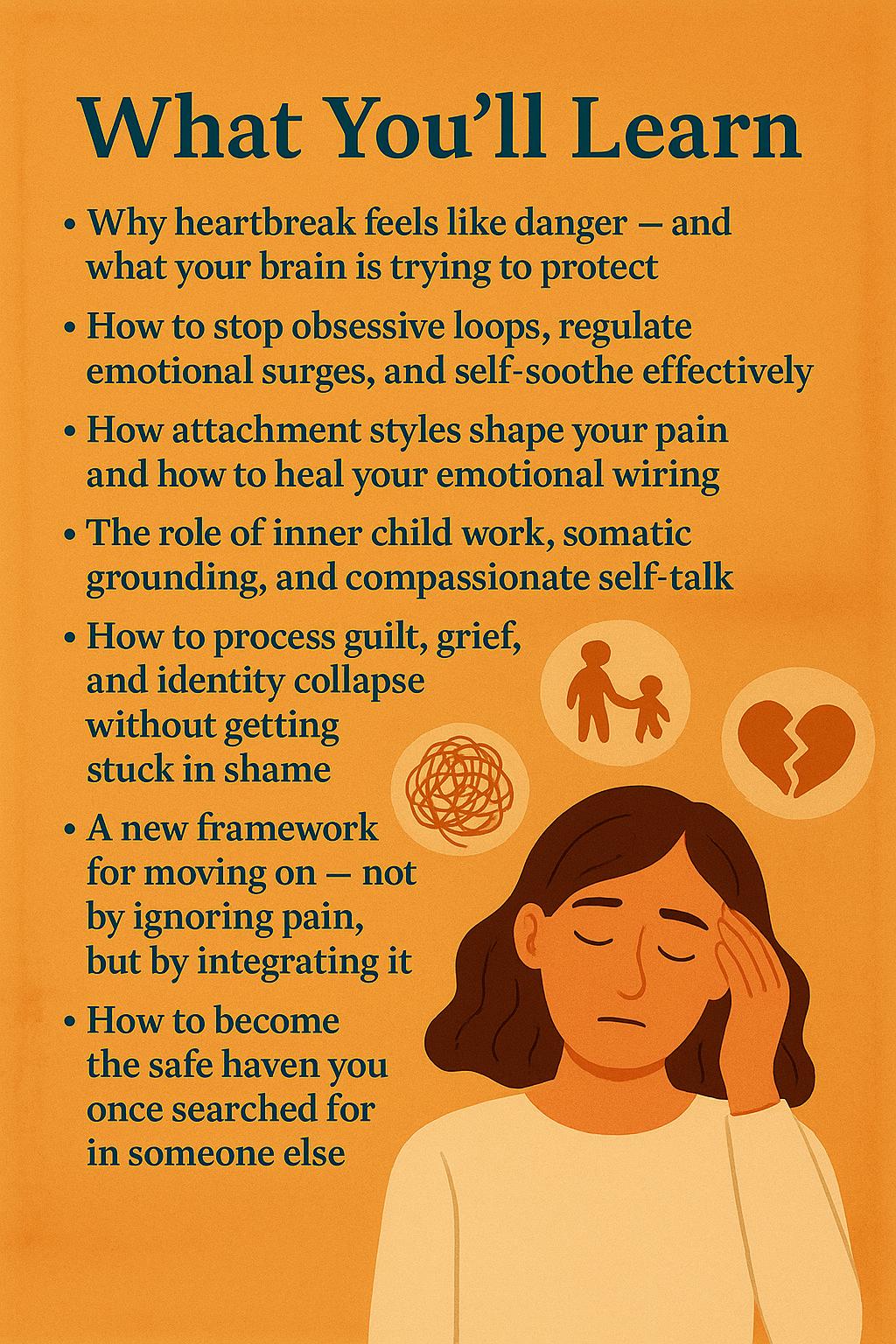 Self-Soothing for Breakups PDF | Printable Healing Workbook for Heartbreak, Anxiety, Attachment, Inner Child & Emotional Recovery