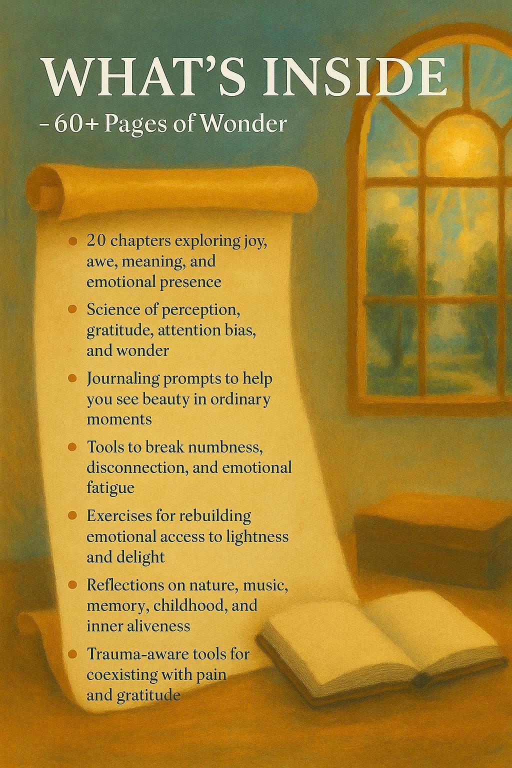 A Reminder of Why Life Is Beautiful – A Reflective Psychology Workbook on Wonder, Emotion, Gratitude, Presence, and Inner Peace