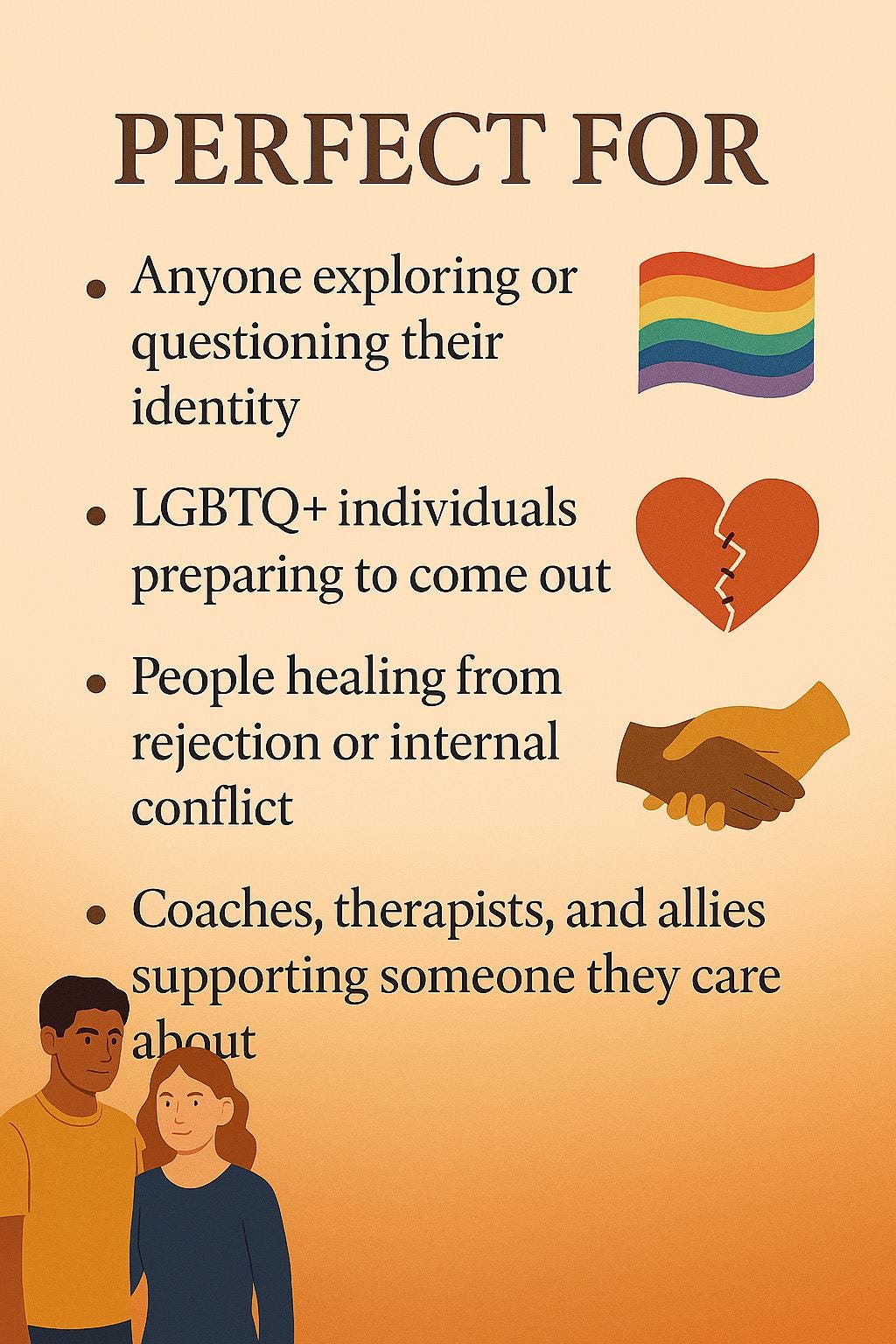 Coming Out as Gay Workbook | LGBTQ+ Self-Acceptance Guide | 20-Section PDF for Emotional Clarity & Identity Support