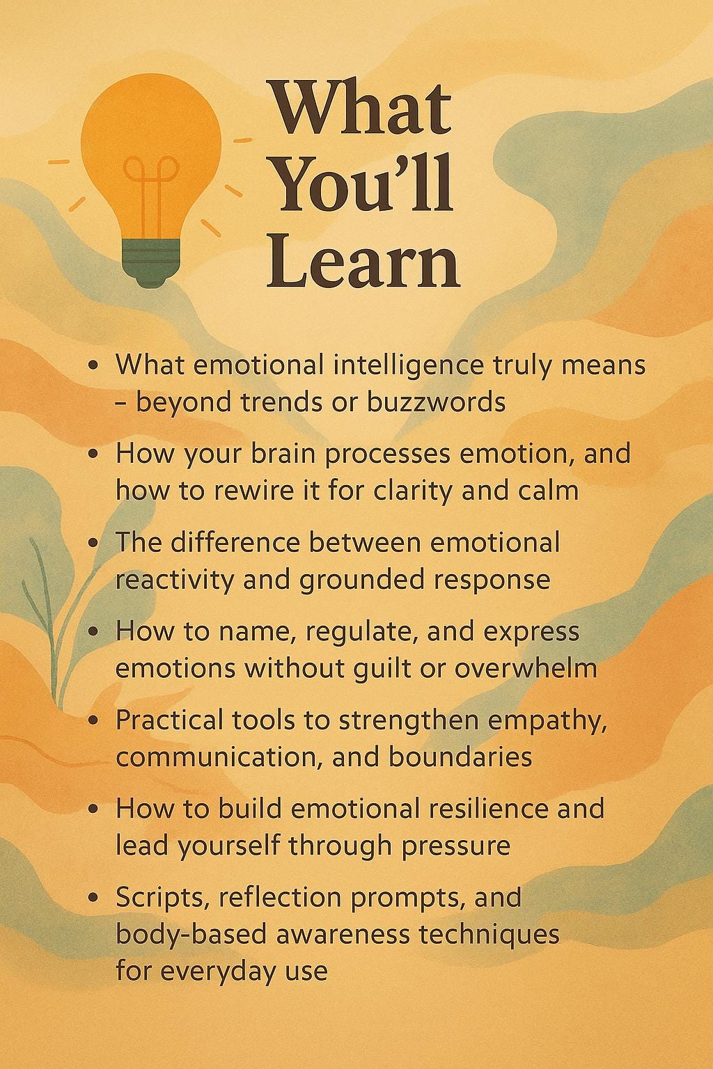 Understanding Emotional Intelligence – A Psychology-Based Workbook on Emotional Regulation, Empathy, and Self-Leadership
