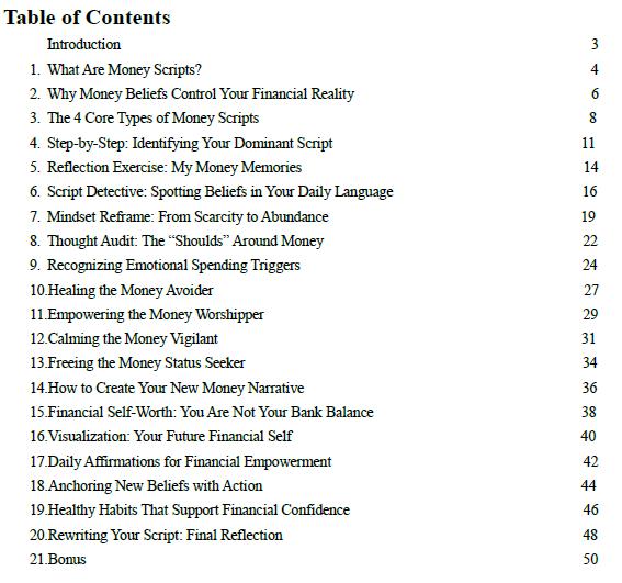 Rewire Your Wealth – Psychology-Based Money Workbook to Transform Beliefs & Improve Financial Habits
