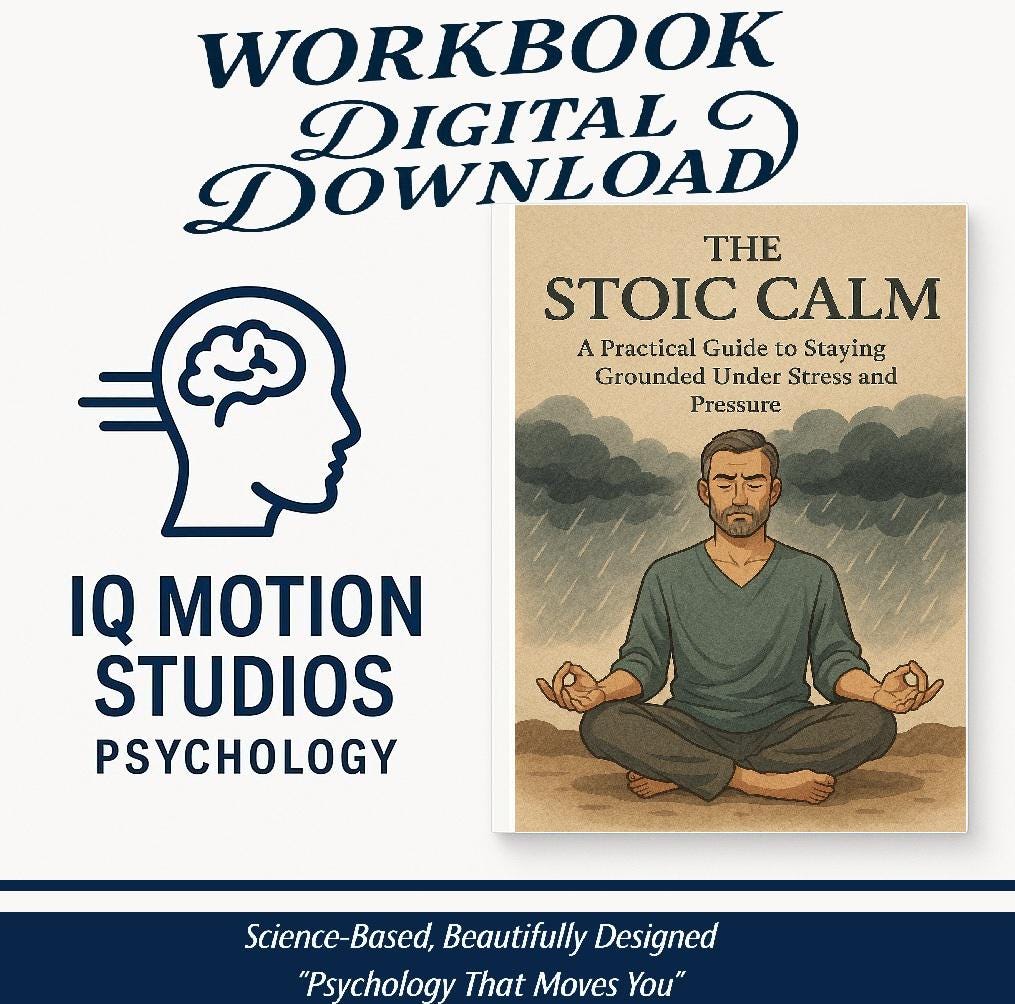 The Stoic Calm – A Practical Guide to Managing Stress, Anxiety & Pressure with Ancient Philosophy and Modern Psychology