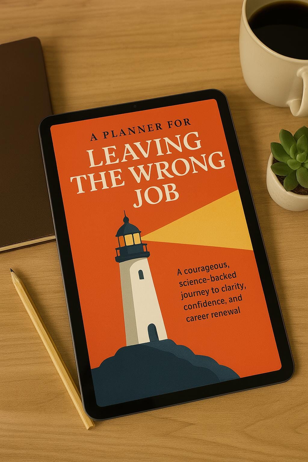 Leaving the Wrong Job Planner | Career Change Workbook | Courageous Step-by-Step PDF for Job Transition Clarity