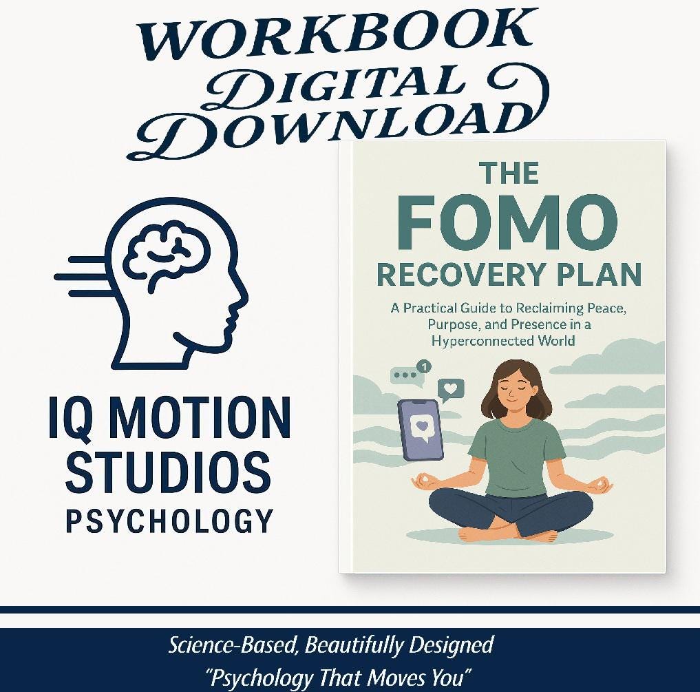 The FOMO Recovery Plan – Printable Workbook to Overcome Comparison, Reclaim Presence & Heal from Social Media Anxiety