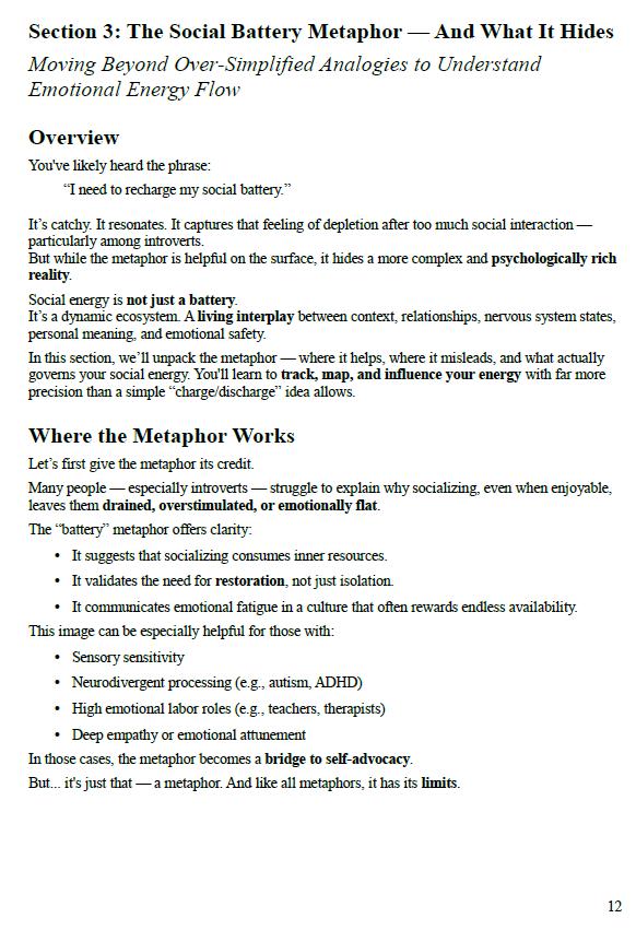 Introvert vs. Extrovert – A Psychology-Based Workbook on Personality, Energy, Boundaries & Building Social Confidence