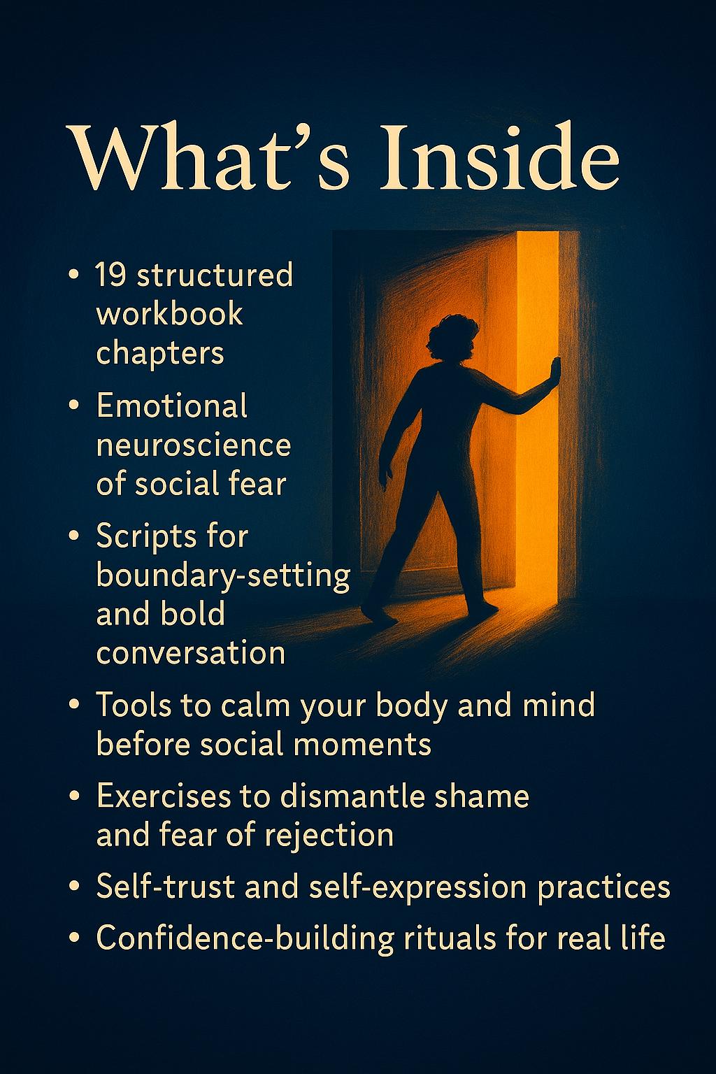 Social Courage Workbook | Confidence & Connection Guide | Overcome Social Fear | 60+ Pages Psychology PDF