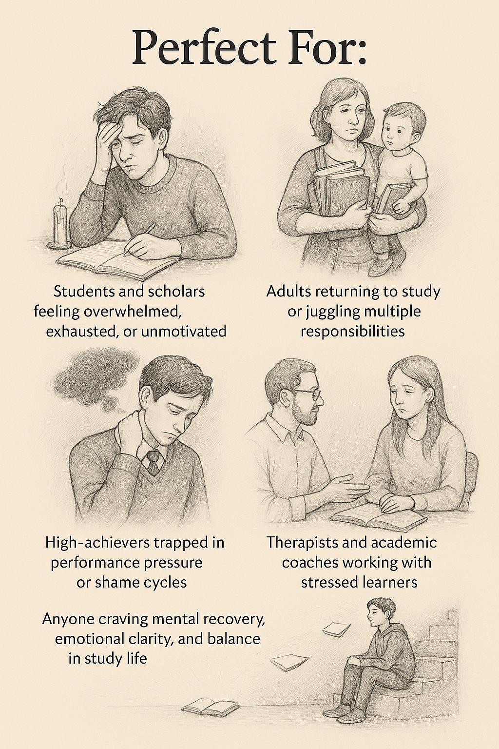 Academic Burnout Recovery – A Psychology-Based Workbook to Regain Focus, Motivation, Self-Worth & Balance in a High-Pressure Study Culture