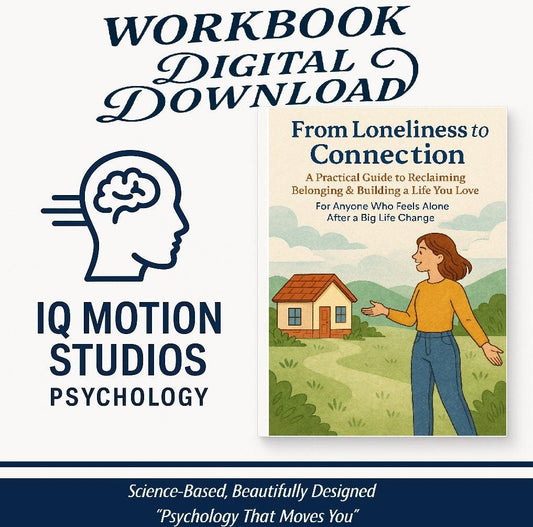 Loneliness Recovery Workbook – Reclaim Belonging, Heal Disconnection & Build a Life You Love 40 + Printable A4 Pages